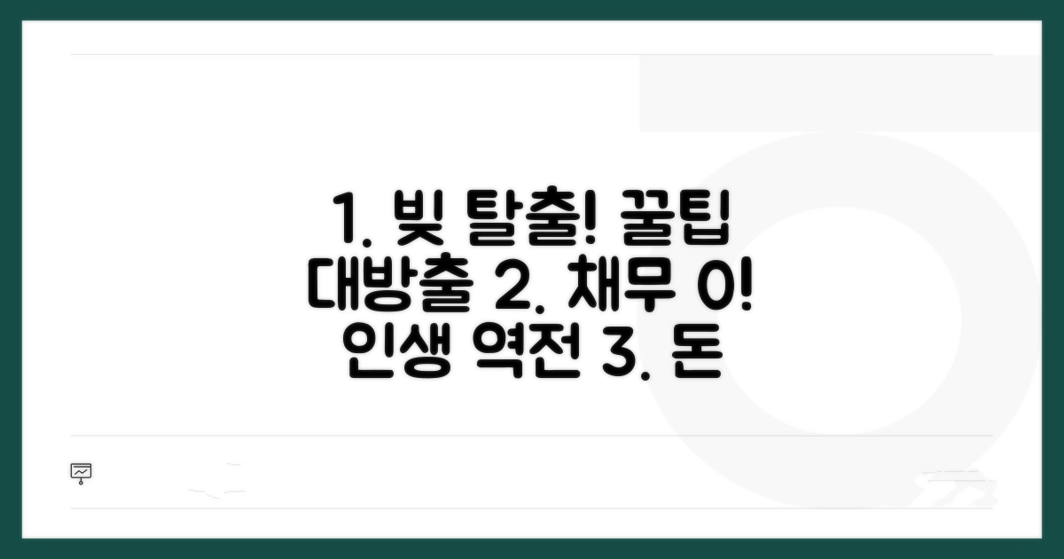 채무 문제 해결 꿀팁 모음