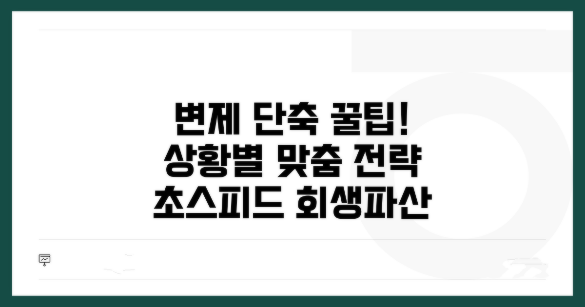변제 기간 단축 및 상황별 활용 팁