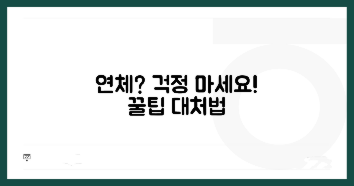 연체 시 대처 방법 꿀팁