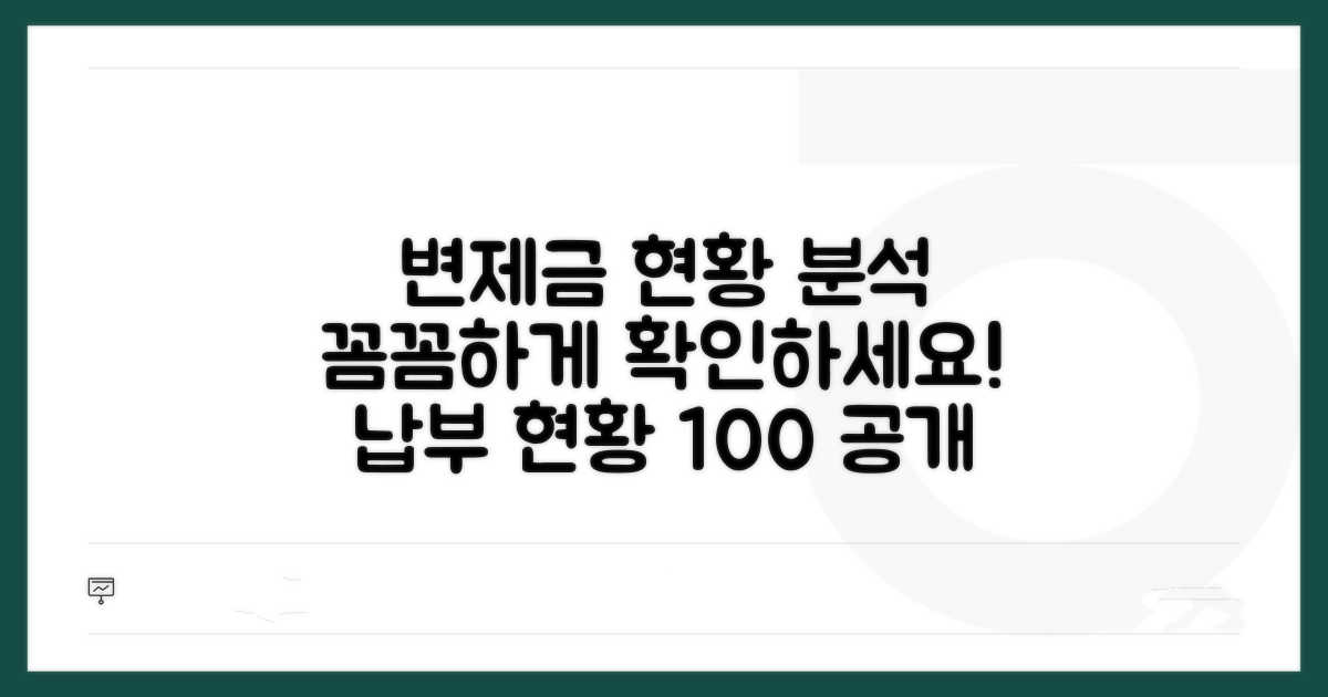 변제금 납부 현황 상세 분석