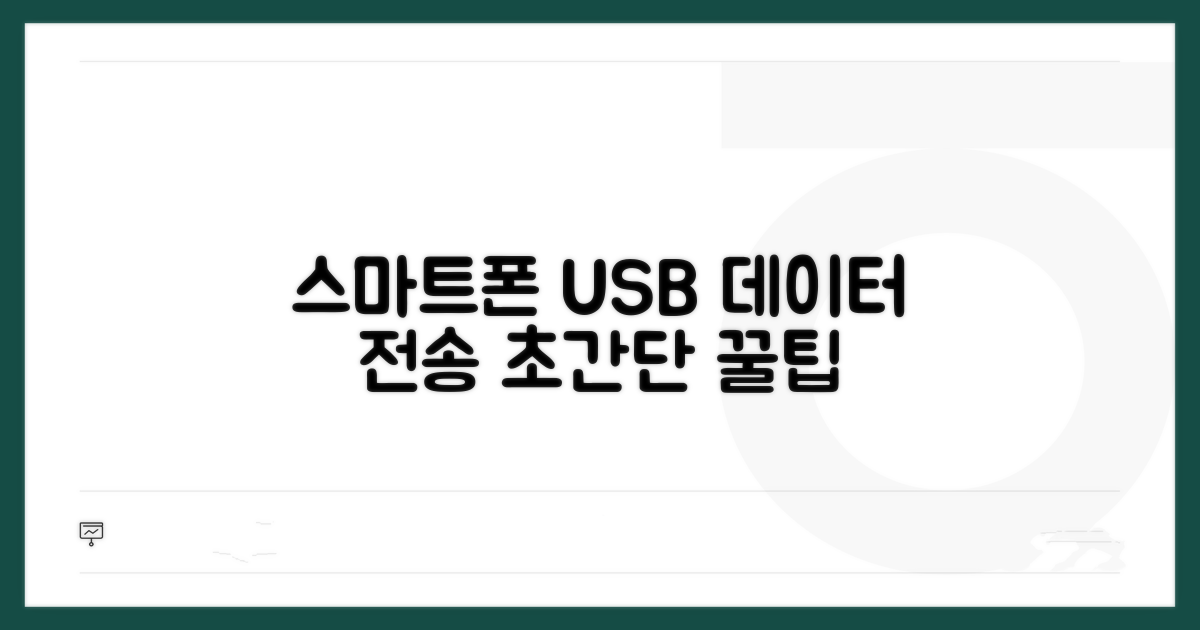 스마트폰 USB 데이터 전송법