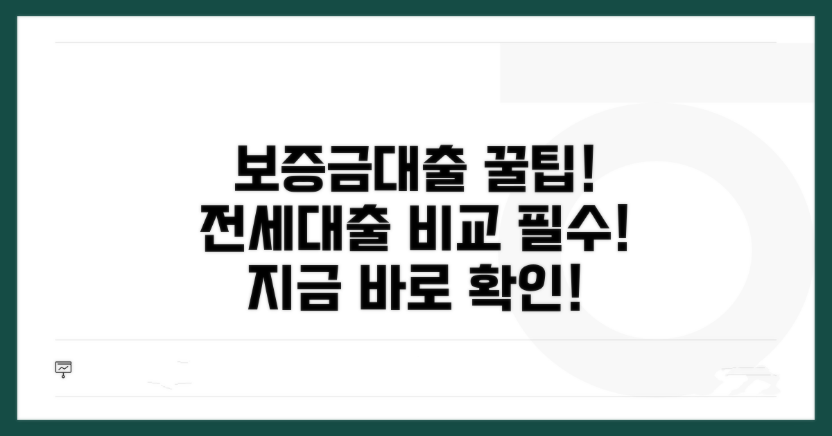 보증금 마련 전세대출 비교