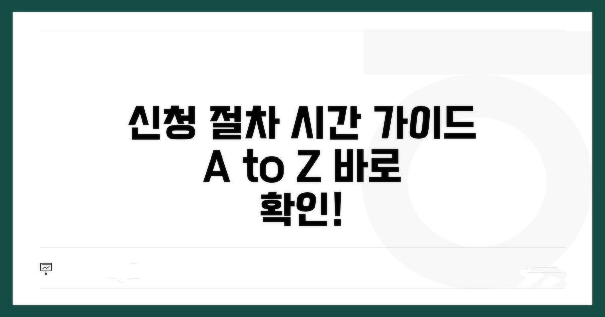 신청 절차와 예상 소요 기간