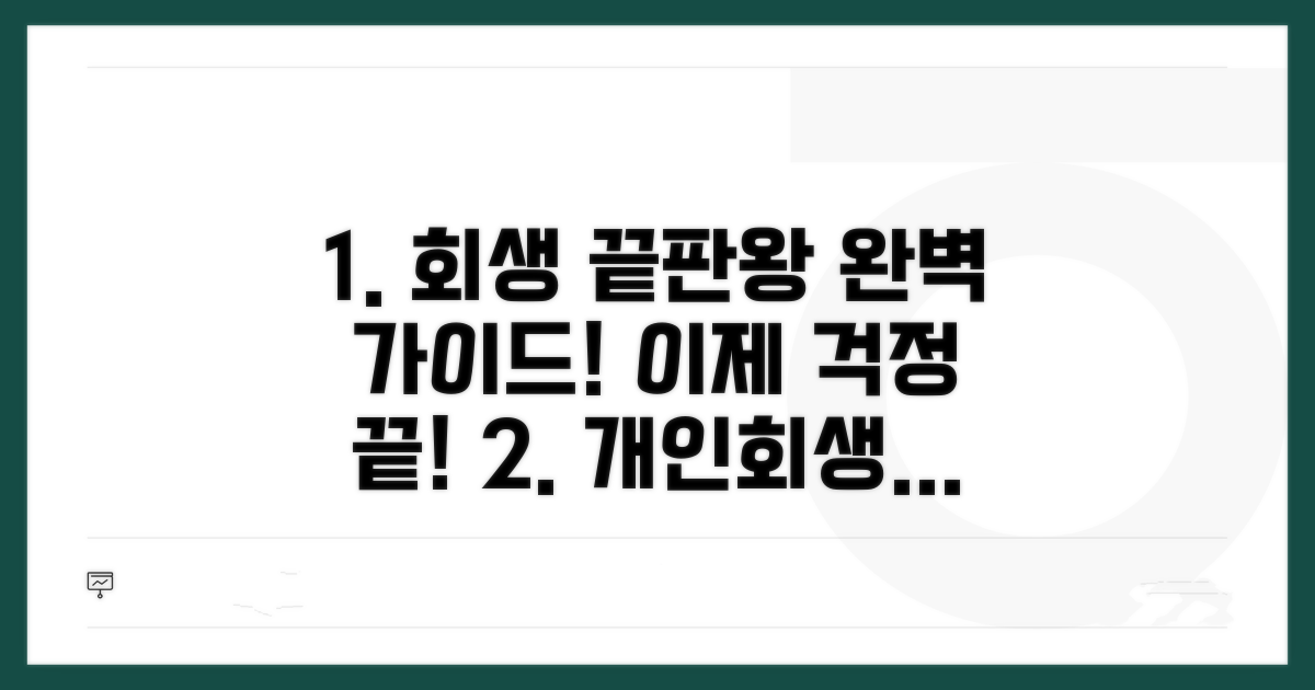개인회생 절차 완전 정복 가이드