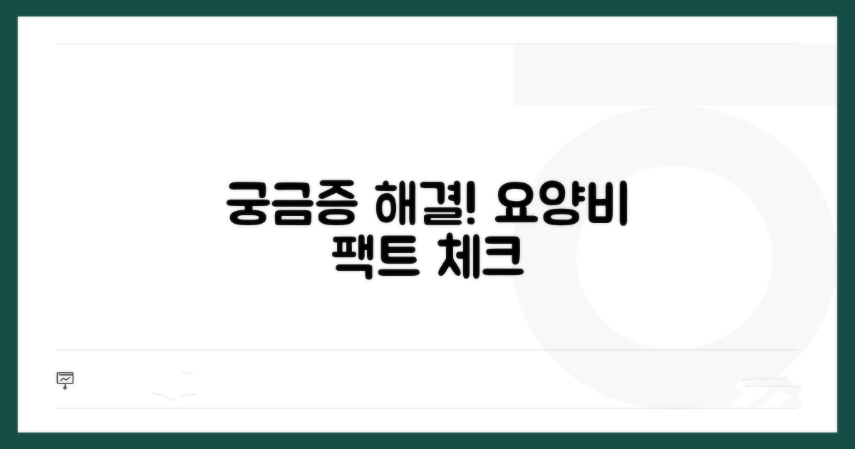 궁금증 해결! 요양비 팩트 체크