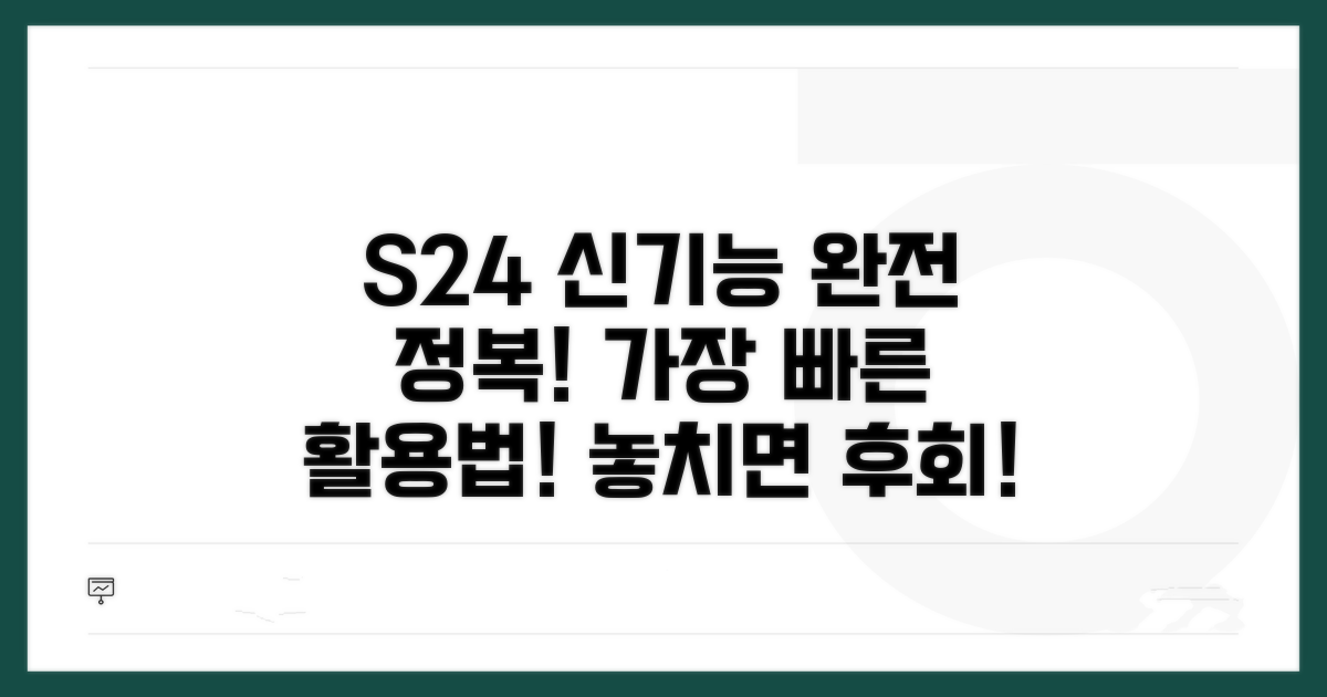 갤럭시 S24 신기능 완벽 활용법