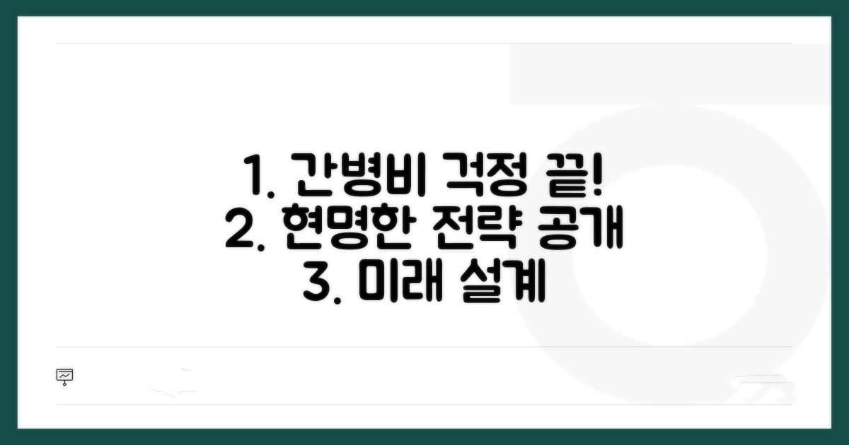 장기 간병비 걱정 해소 전략