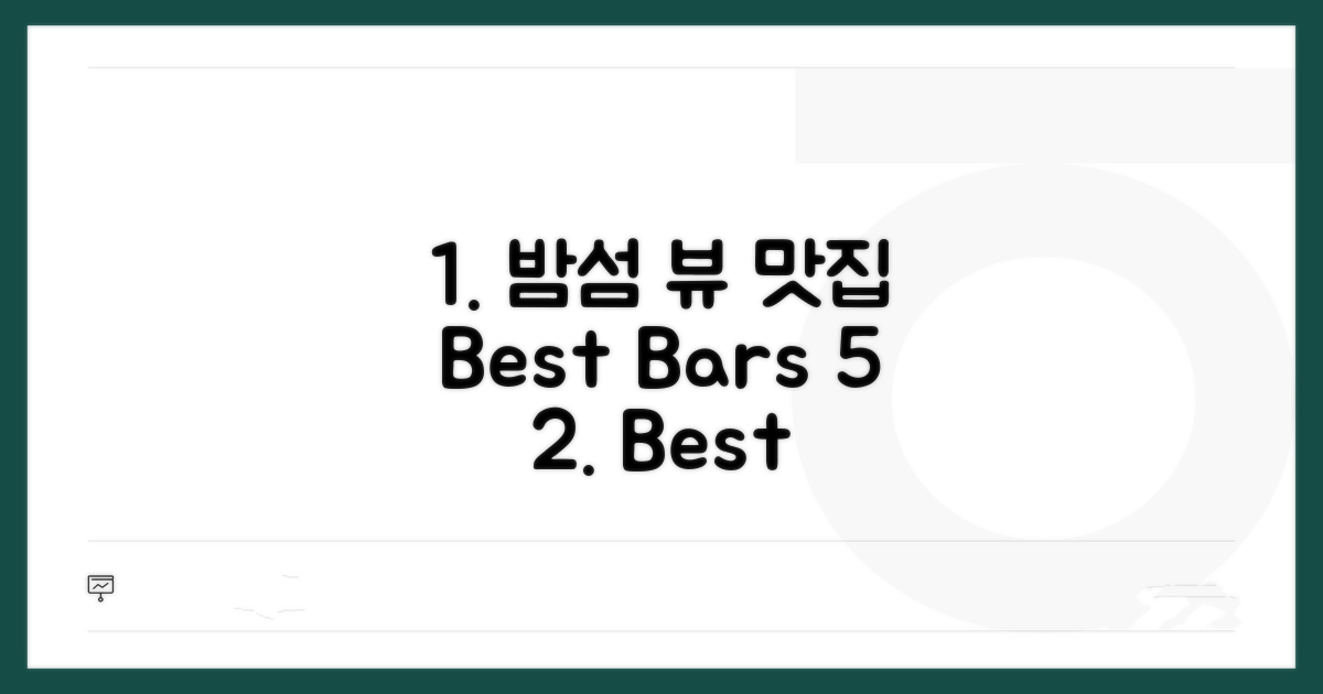 밤섬 술집 뷰 좋은 곳 BEST 5