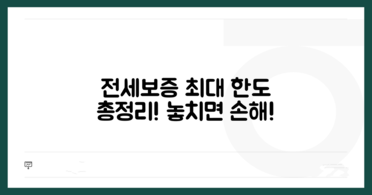 전세반환보증, 최대 한도 총정리