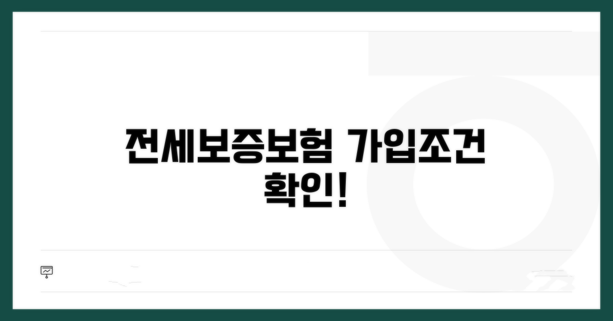 전세보증보험 가입 조건 확인