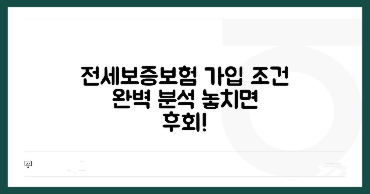 전세보증보험 가입 조건 분석