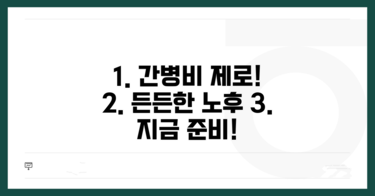 든든한 노후, 간병비 걱정 끝!