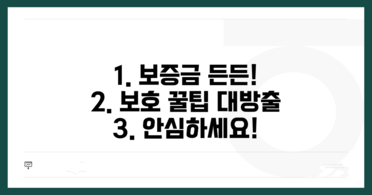 든든한 보증금 보호 꿀팁