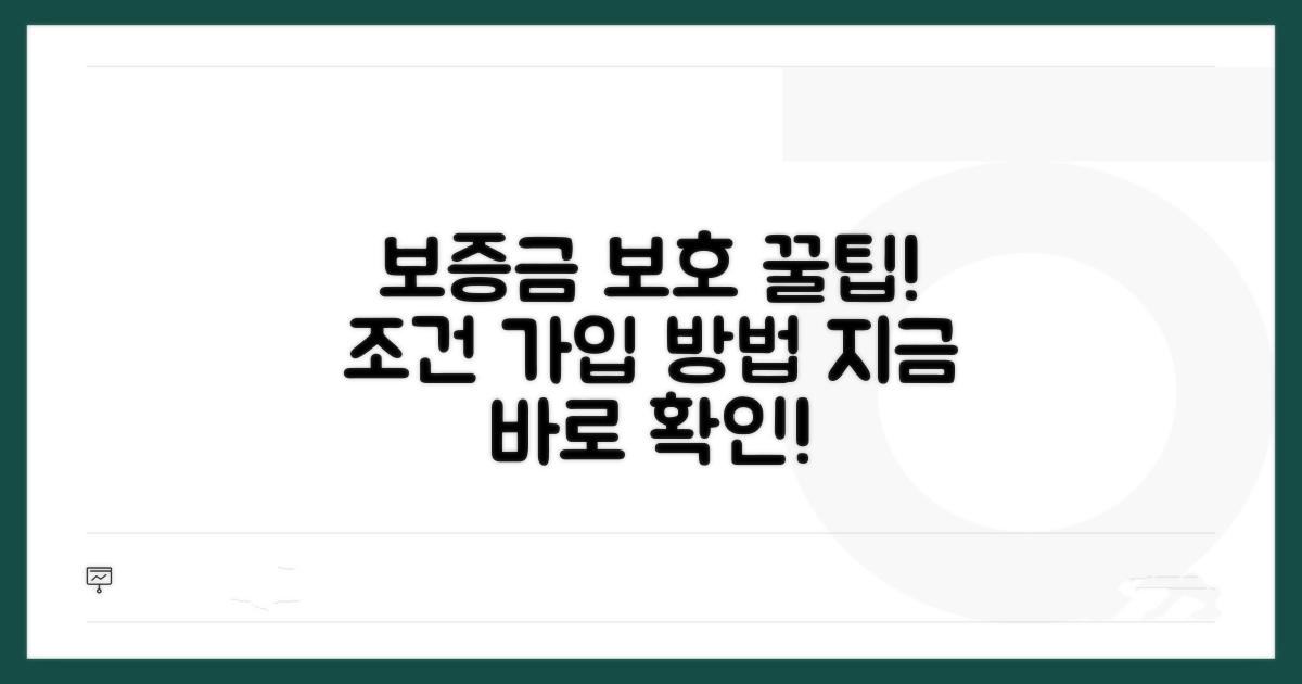보증금 보호 조건 및 가입 절차