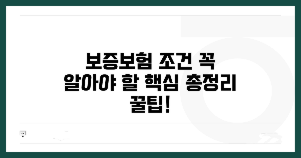 보증보험 가입 조건 핵심 총정리
