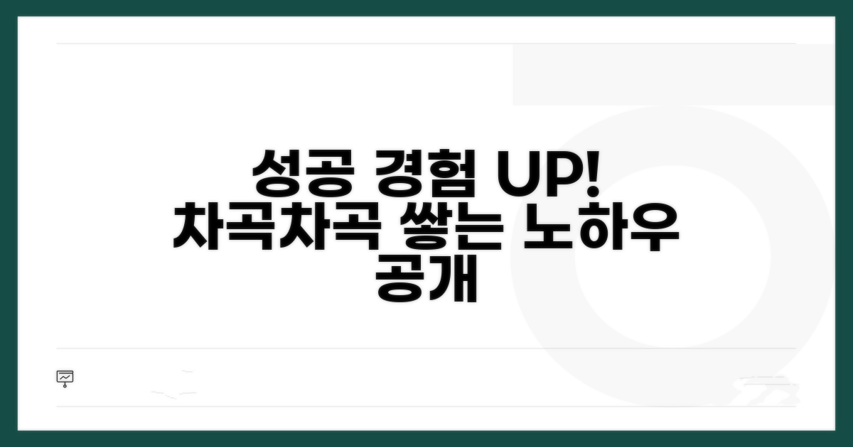 성공적인 경험점수 쌓기