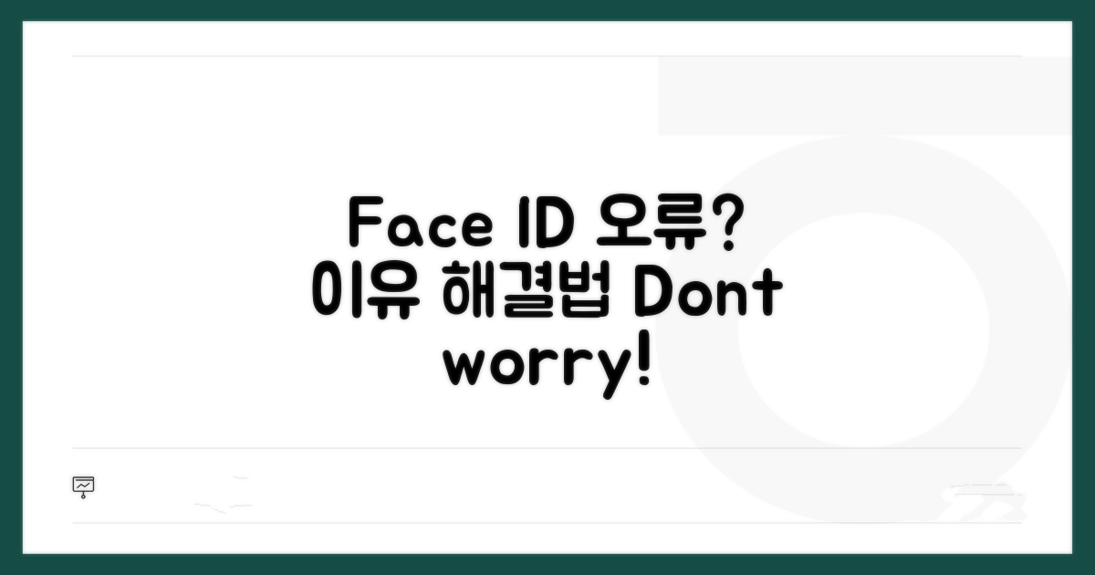 Face ID 오류, 왜 발생할까?
