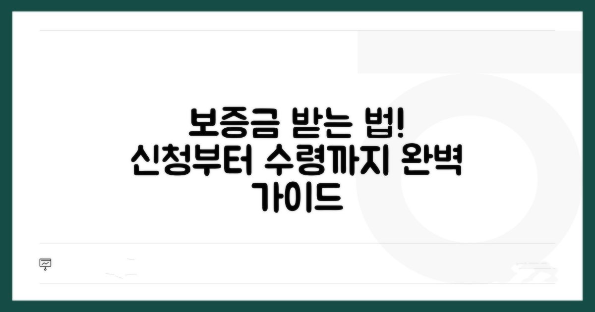 신청부터 보증금 수령까지 절차 안내