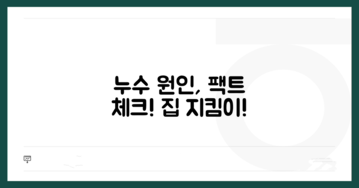 가정집 누수, 원인 파헤치기