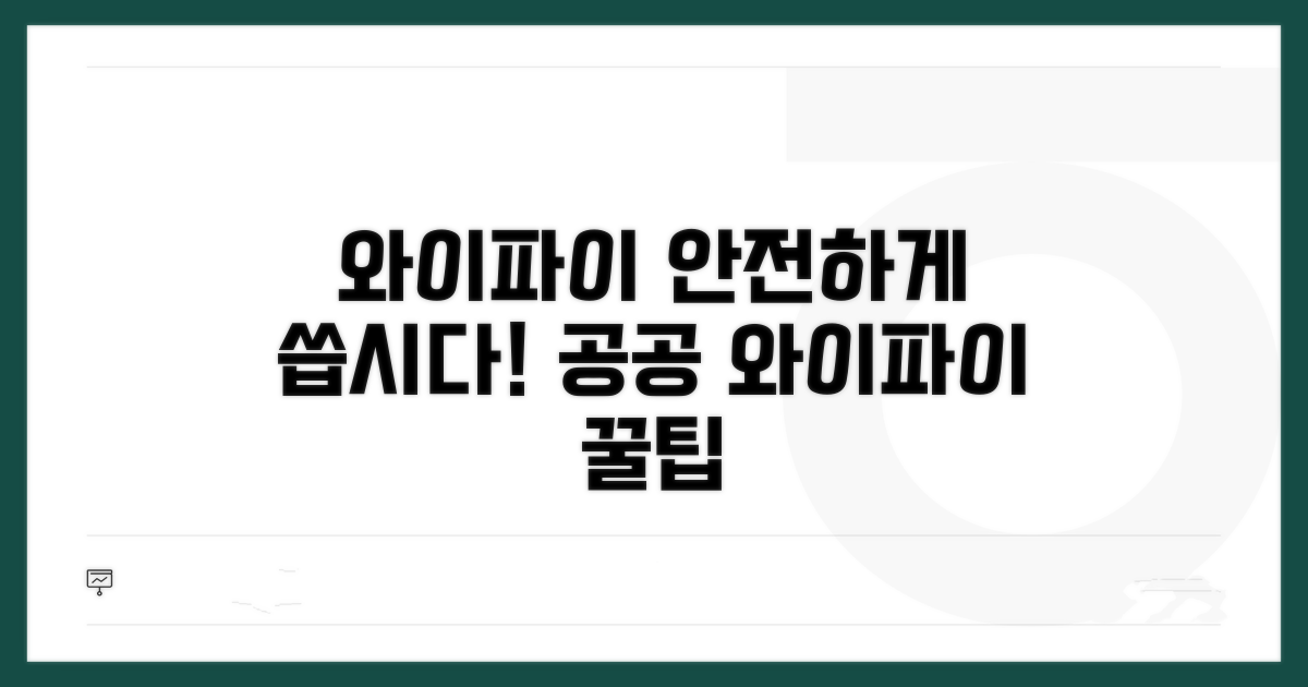 공공 와이파이 안전하게 이용하기