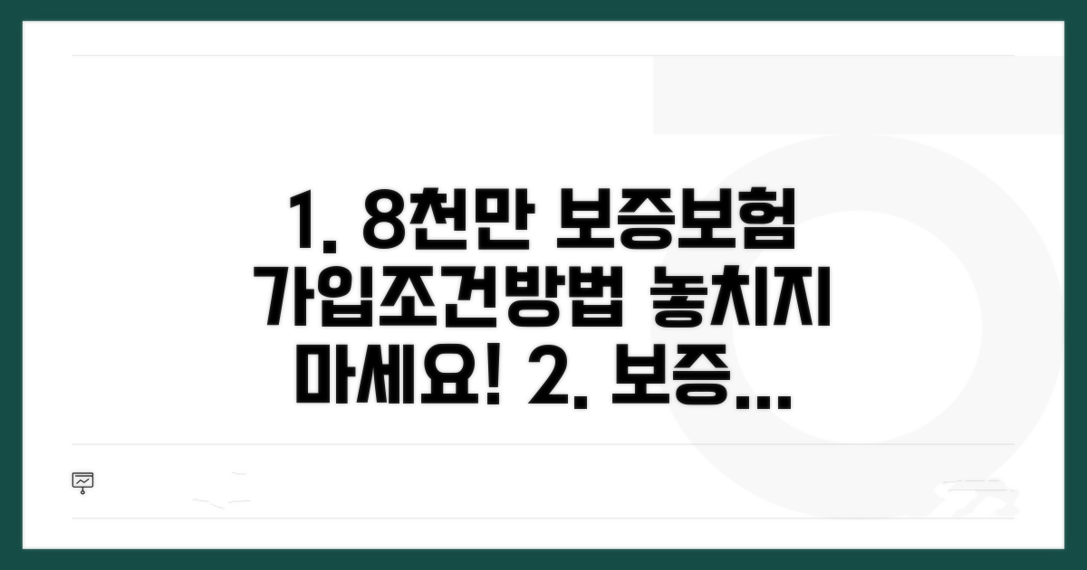 8천만원 전세보증보험 가입 조건 및 방법 | 집주인 동의, 필요서류, 보증료 확인