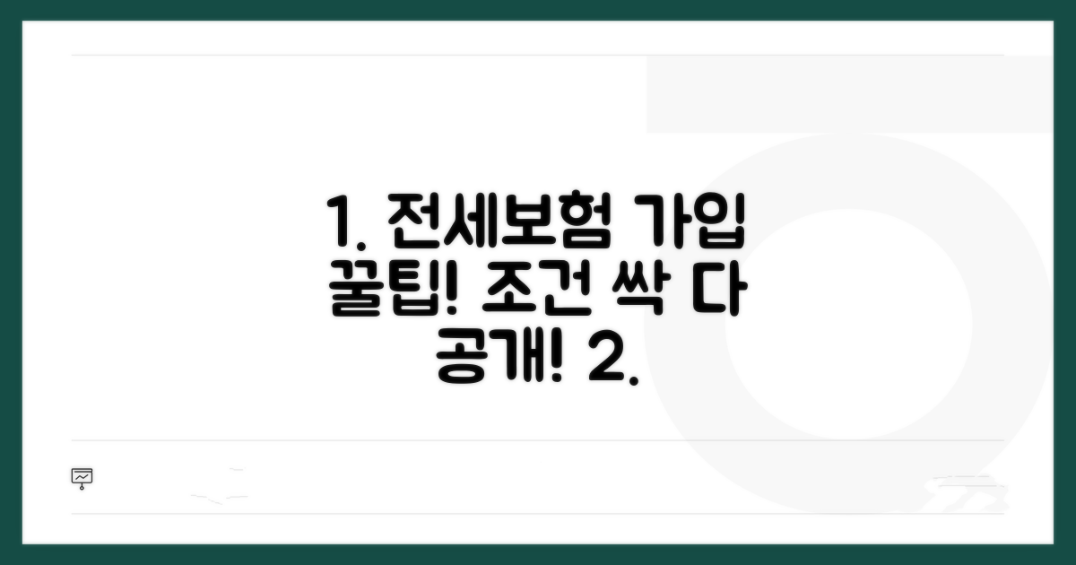 전세보증보험 가입 조건 완전정리