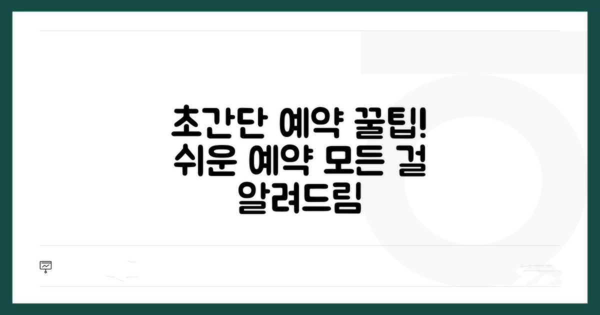 예약 방법 완벽 가이드