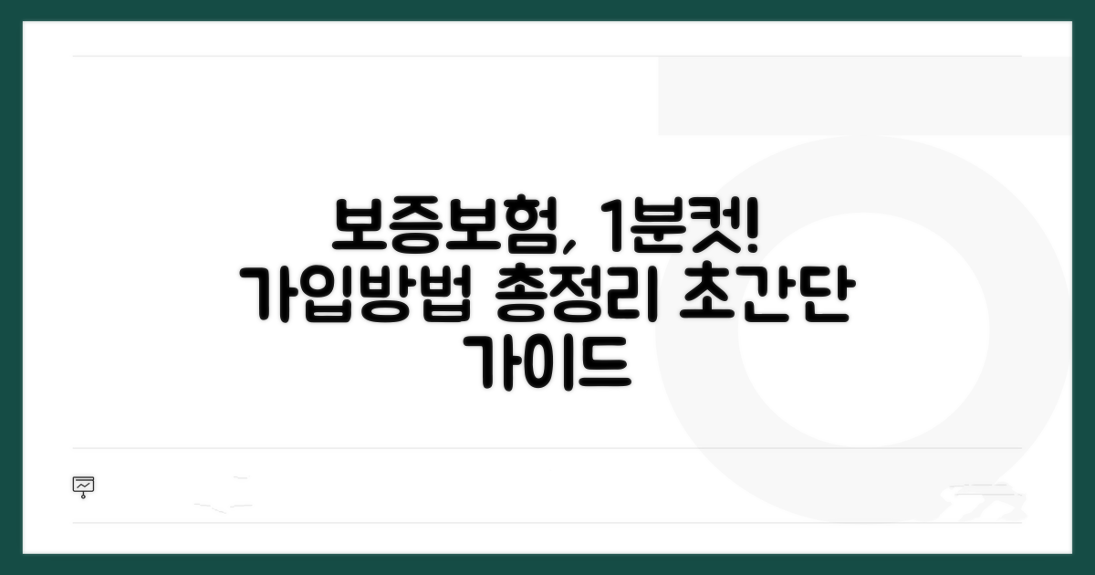 보증보험 가입방법 한눈에 보기