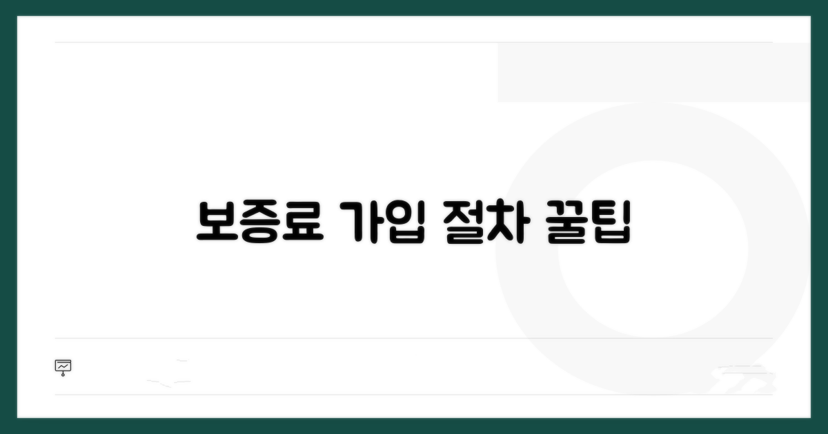 보증료와 가입 절차 알아보기