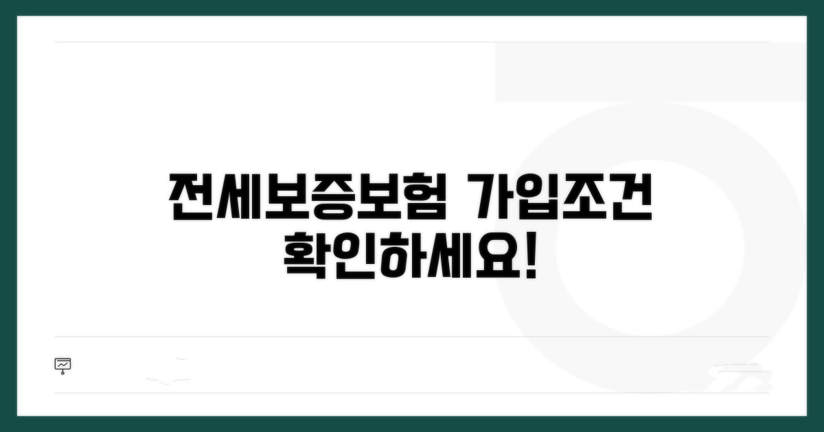 전세보증보험 가입 자격 조건