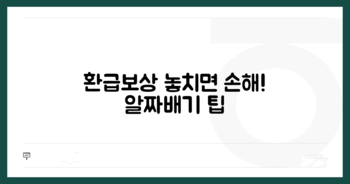 환급 및 보상 관련 팁