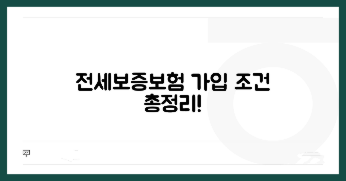 전세보증보험 가입 조건 확인