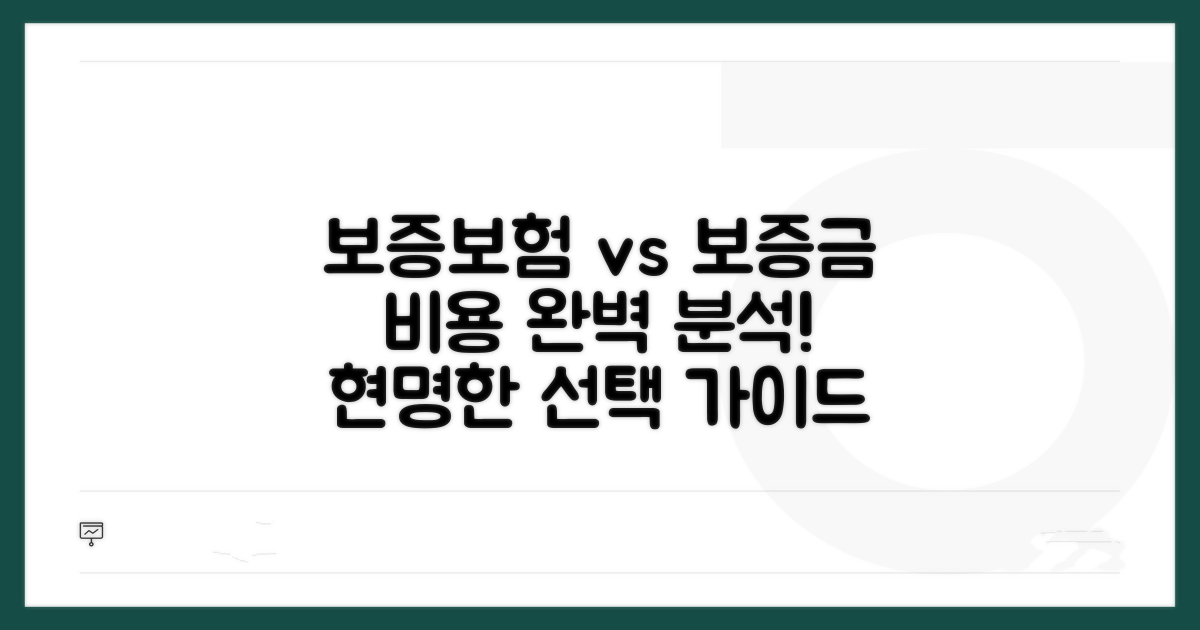 보증보험 비용과 보증금 분석