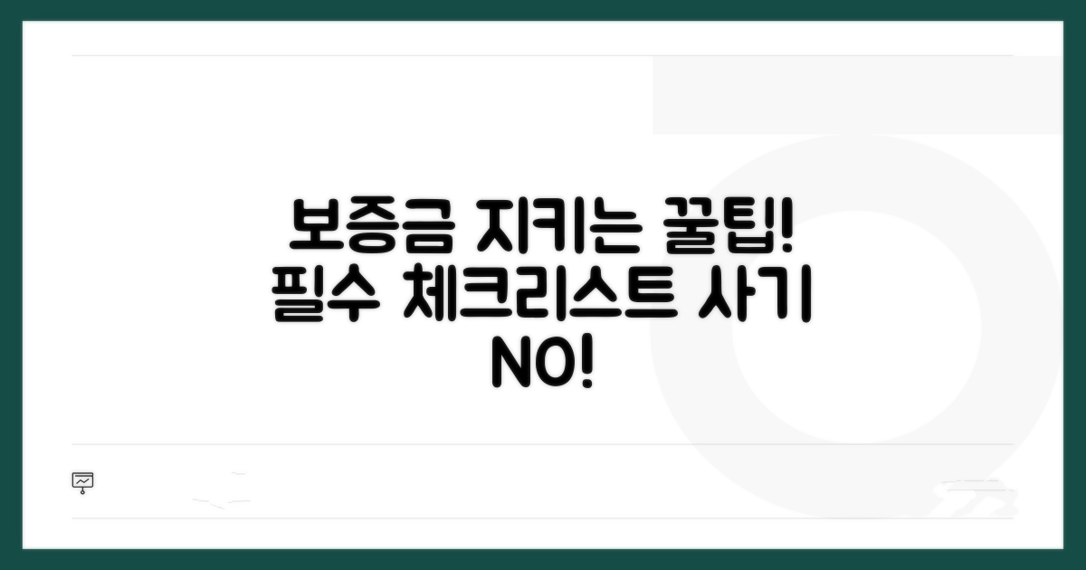 보증금 보호를 위한 필수 확인