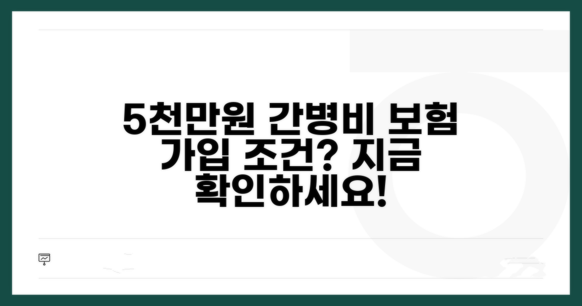 5천만원 간병보험 가입 조건은?