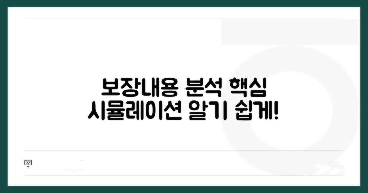 보장내용 핵심 분석과 시뮬레이션