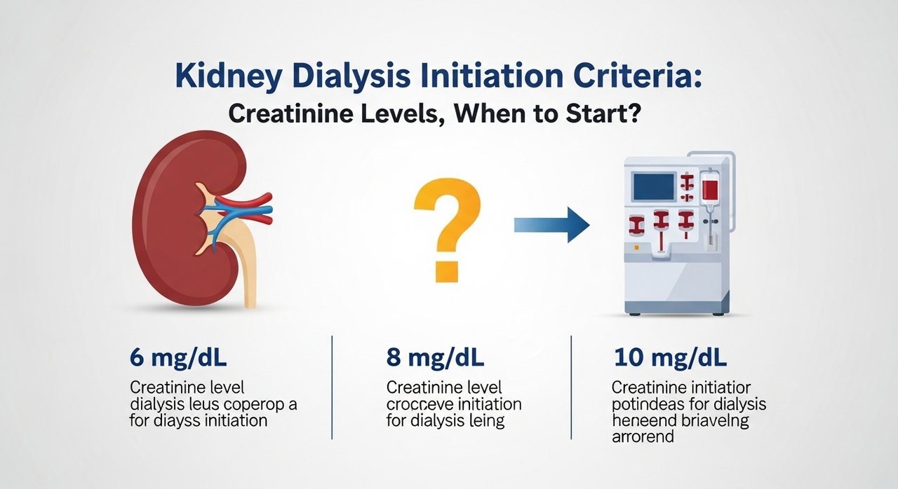신장 투석 시작 시기 기준: 크레아티닌 수치, 언제 시작할까?