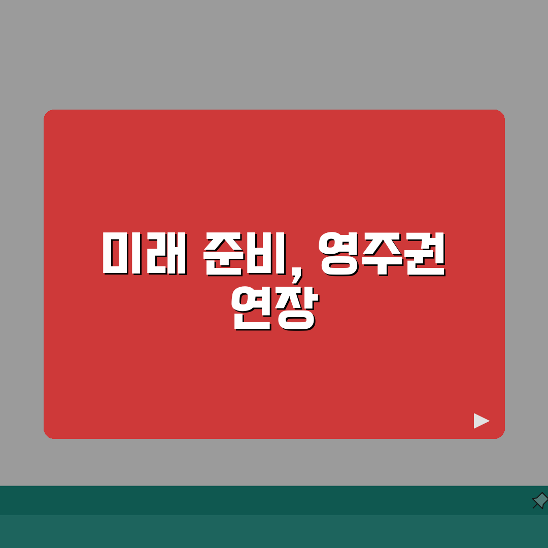 영주권 연장신청 가이드: 신청시기/구비서류 + 심사포인트 완벽 분석