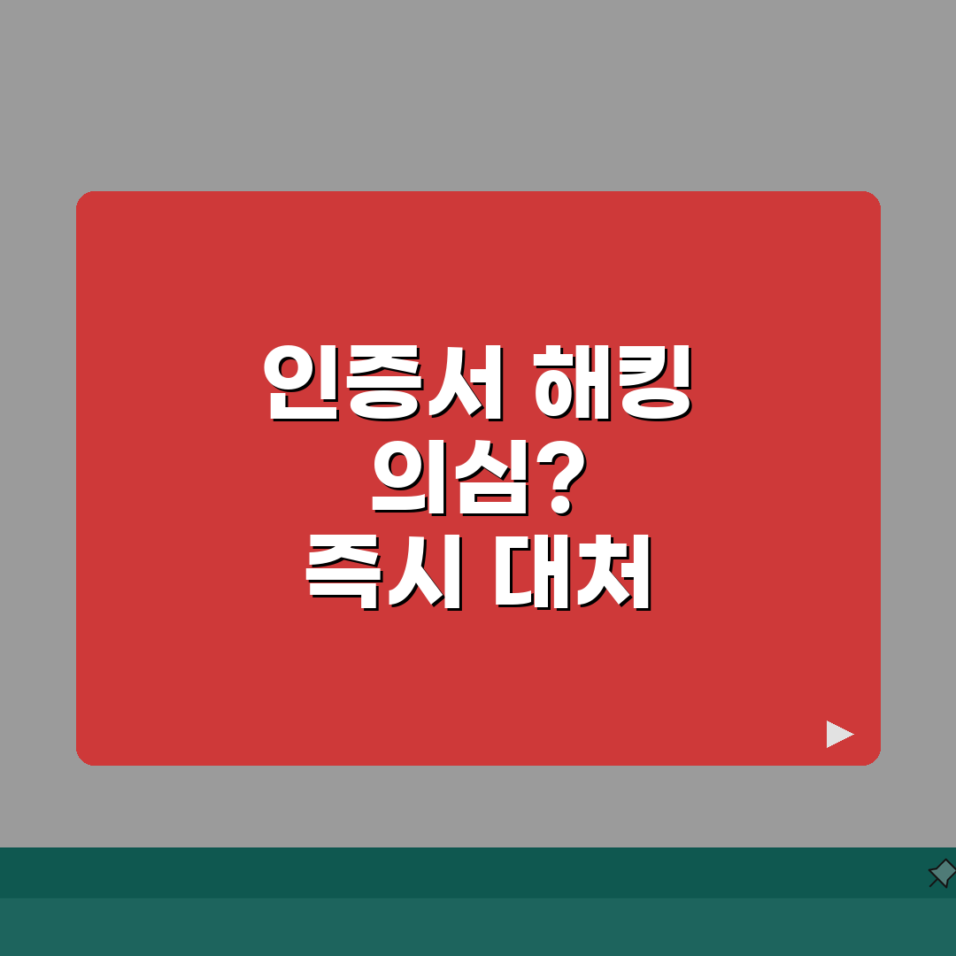 공인인증서 해킹의심 증상과 긴급 대처방법 체험기, 직접 겪어보니 깜짝!